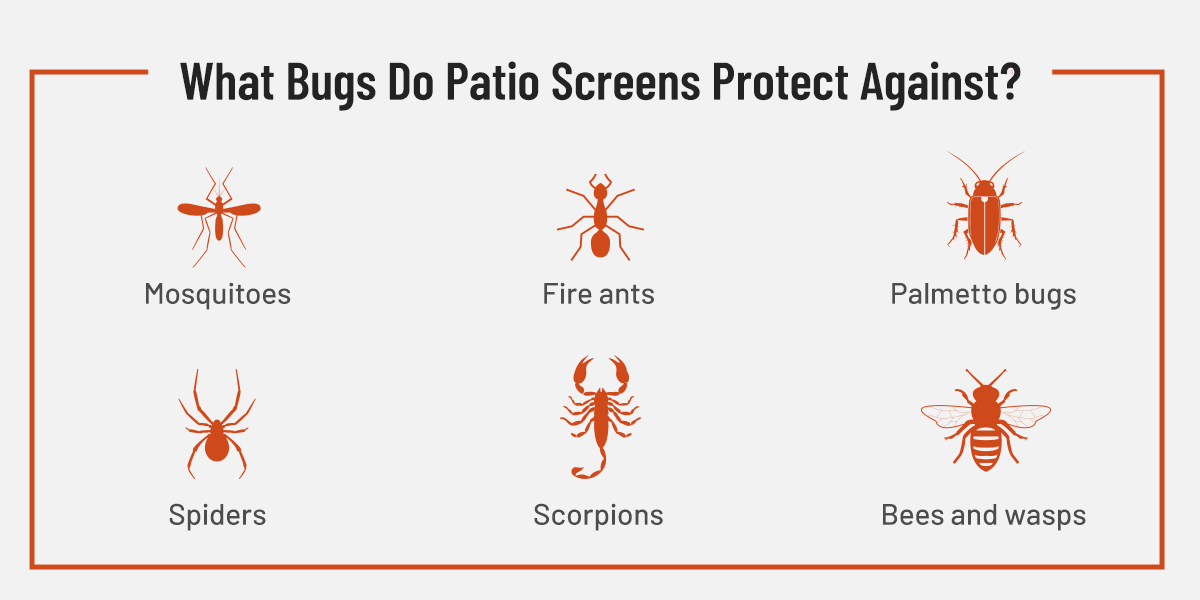 What Bugs Do Patio Screens Protect Against?