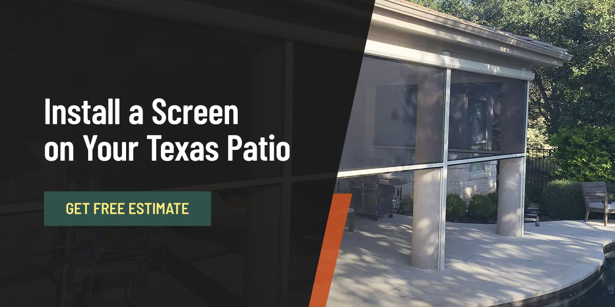 Install a Screen on Your Texas Patio